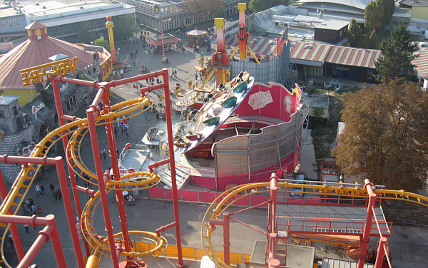 Wiener Prater, am 22. Oktober 2006 (Normalbetrieb)!