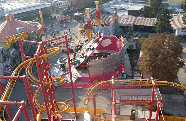 Wiener Prater, am 22. Oktober 2006 (Normalbetrieb)!