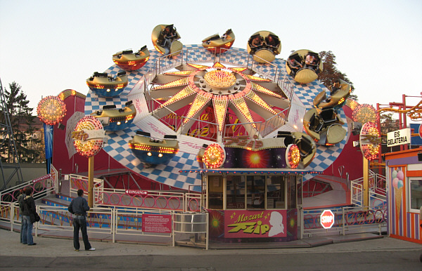 Wiener Prater, am 22. Oktober 2006 (Normalbetrieb)!