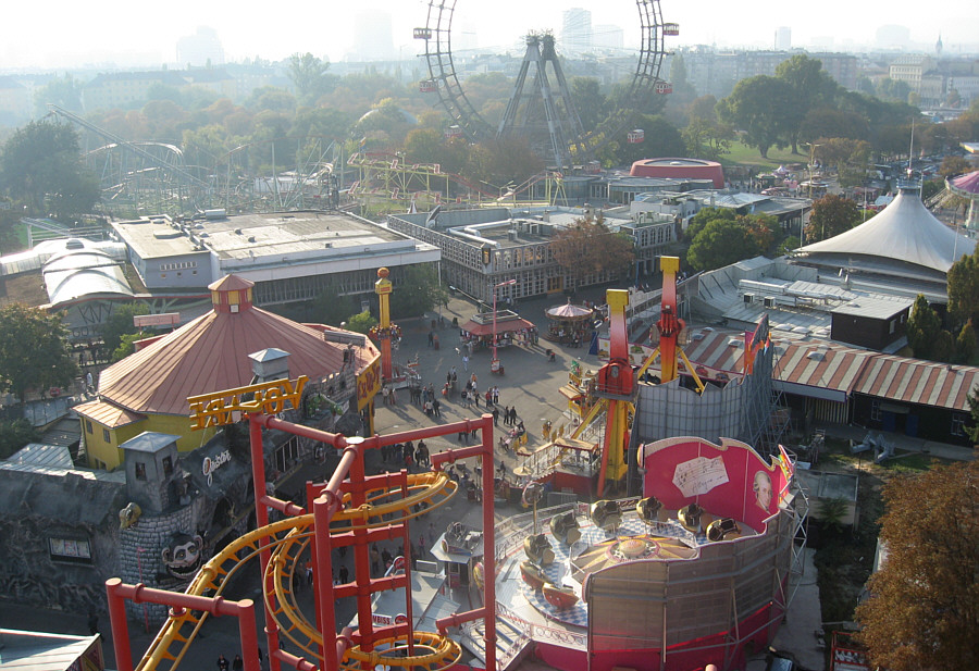 Wiener Prater, am 22. Oktober 2006 (Normalbetrieb)!